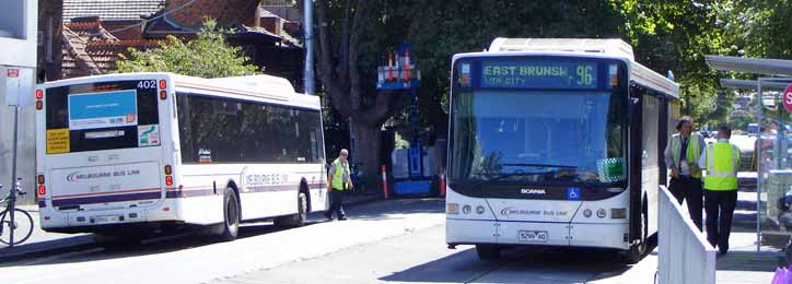 Melbourne Bus Link Scania Volgren 399 & 402